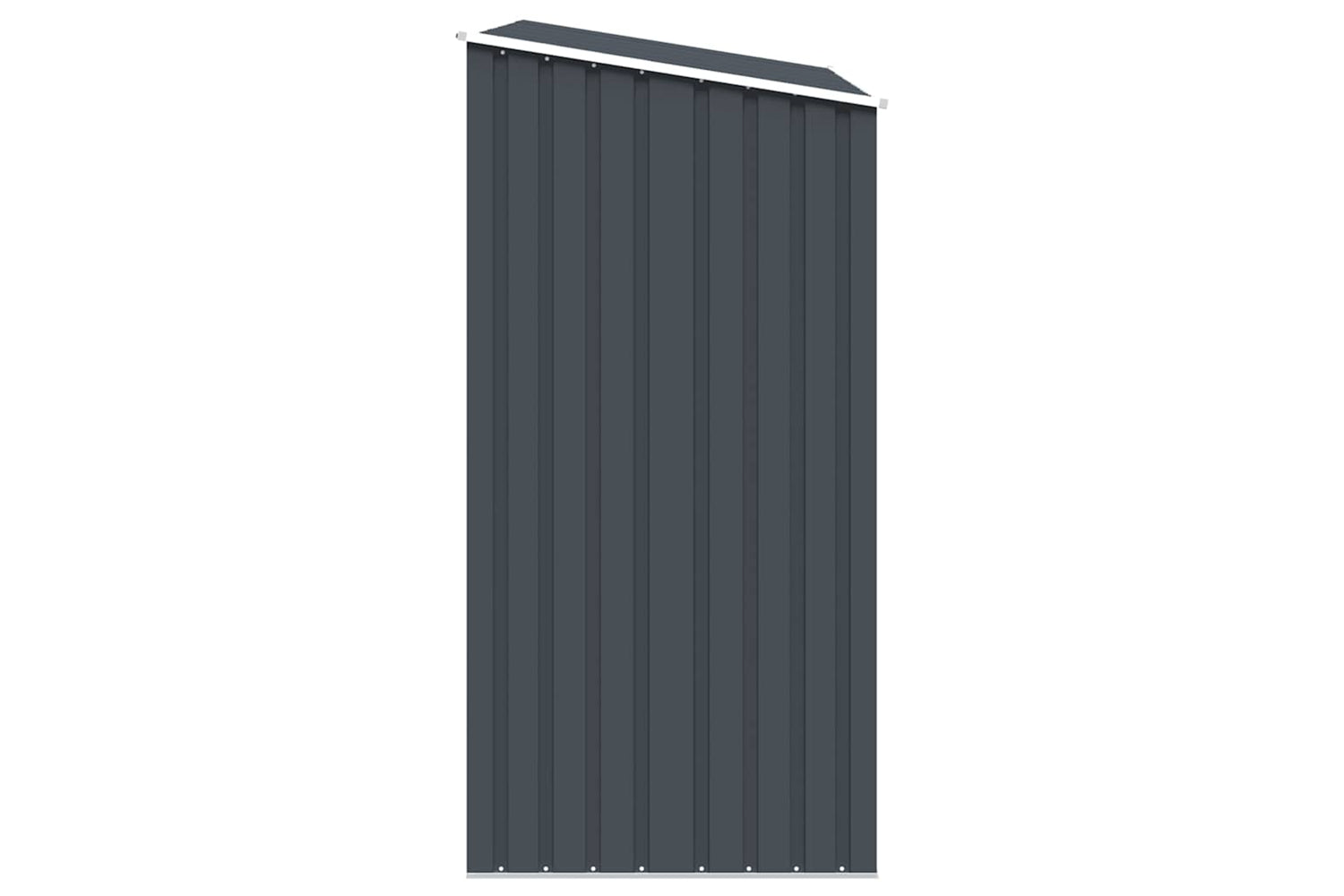 vidaXL 46295 Garden Firewood Shed Anthracite 245x98x159cm Galvanised Steel-6
