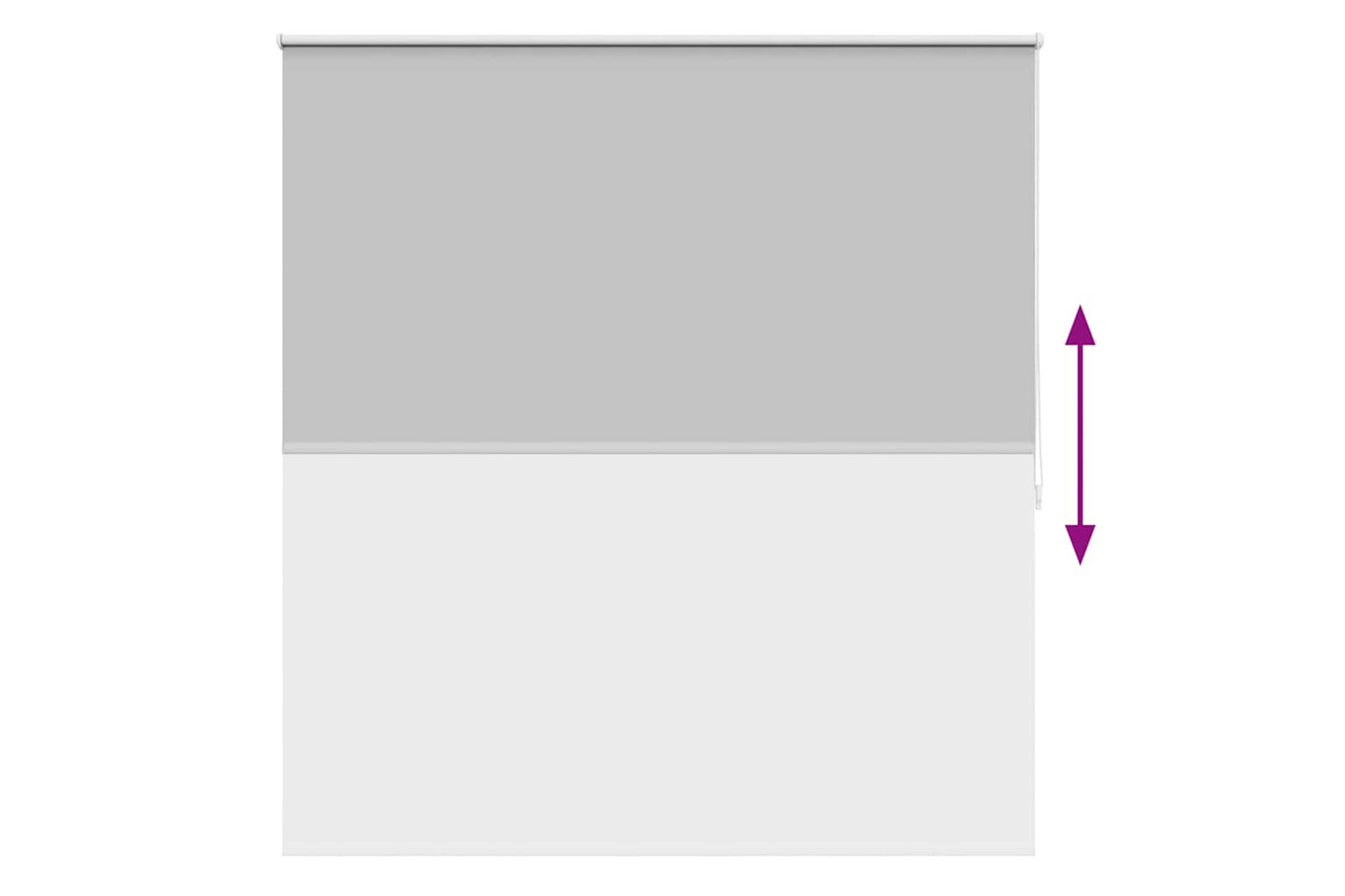 Vidaxl Roller Blind Blackout 160 X 175 Cm Grey-8