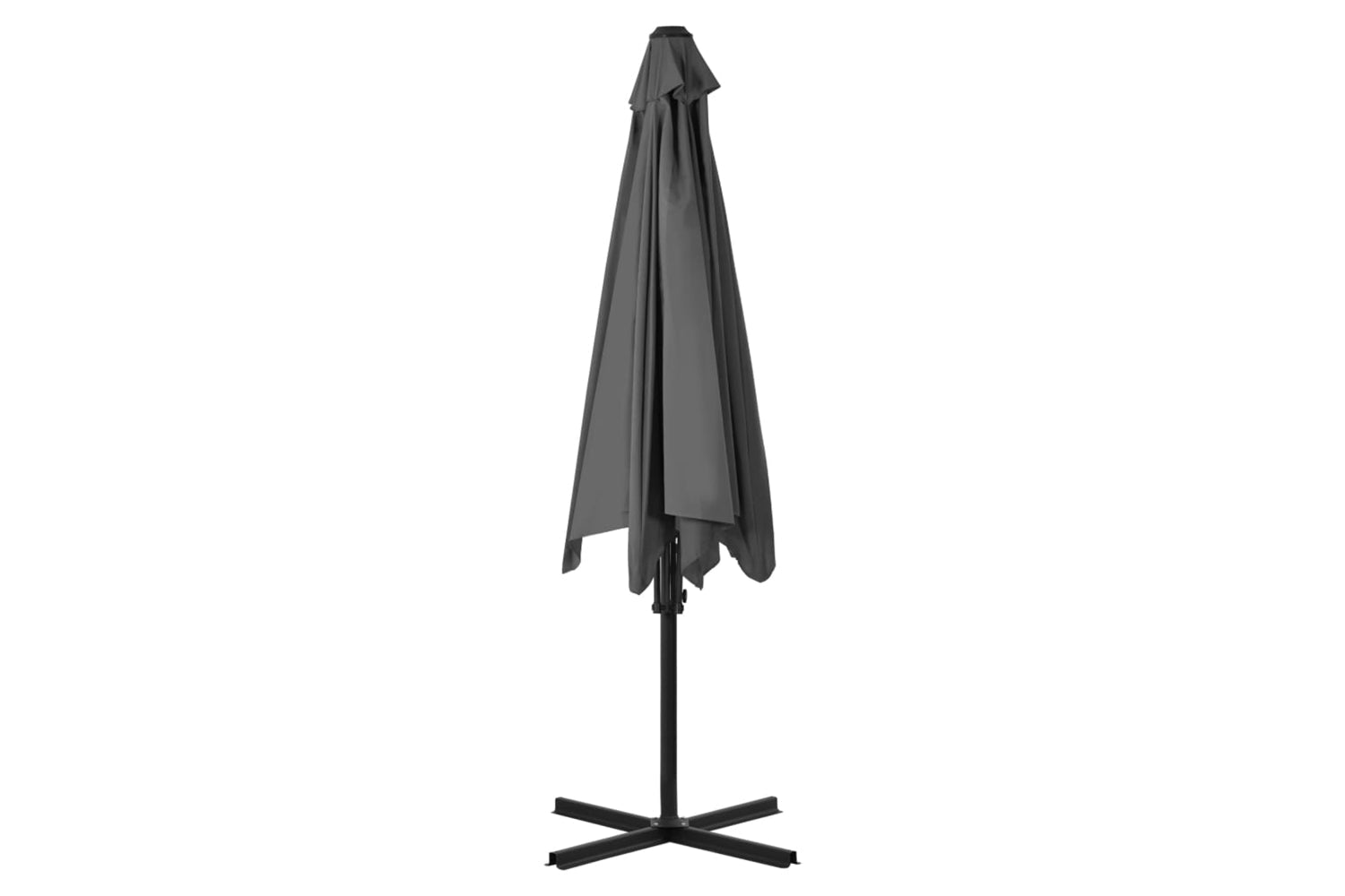 vidaXL 44887 Outdoor Parasol With Steel Pole 300cm Anthracite-4