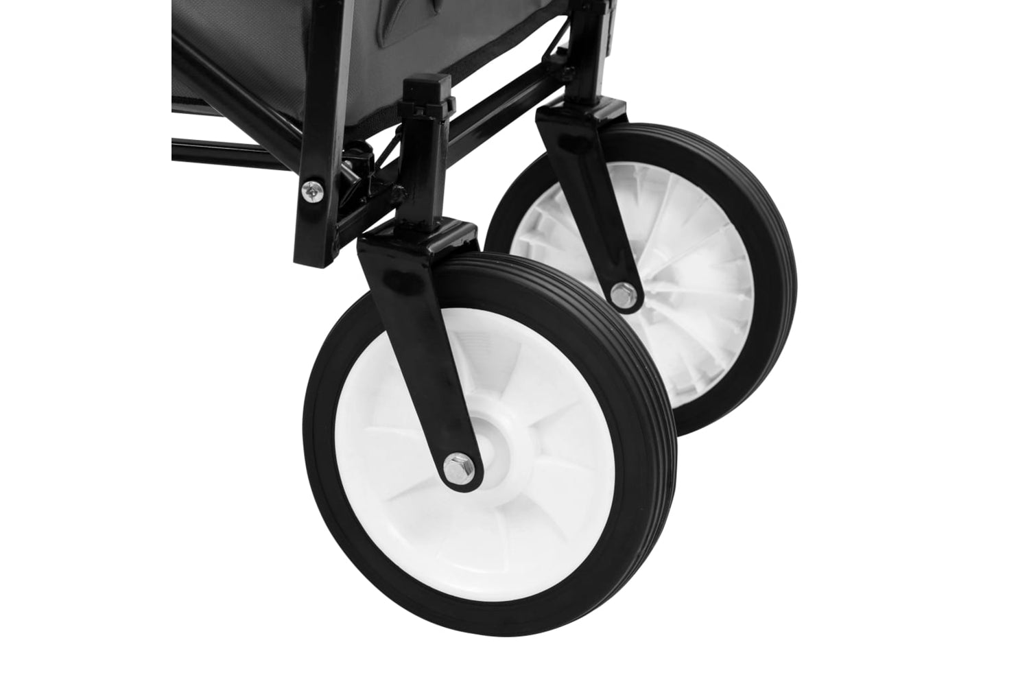 Vidaxl 145511 Folding Hand Trolley Steel Grey-7