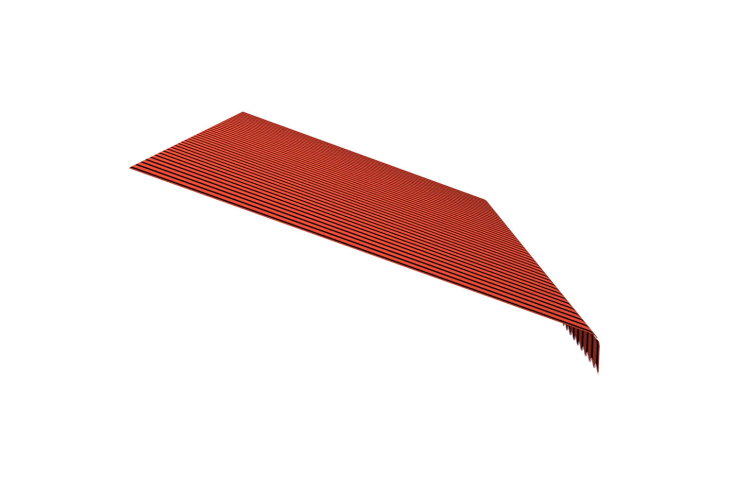 vidaXL Awning Top Sunshade Canvas Orange And Brown 600x300cm-3