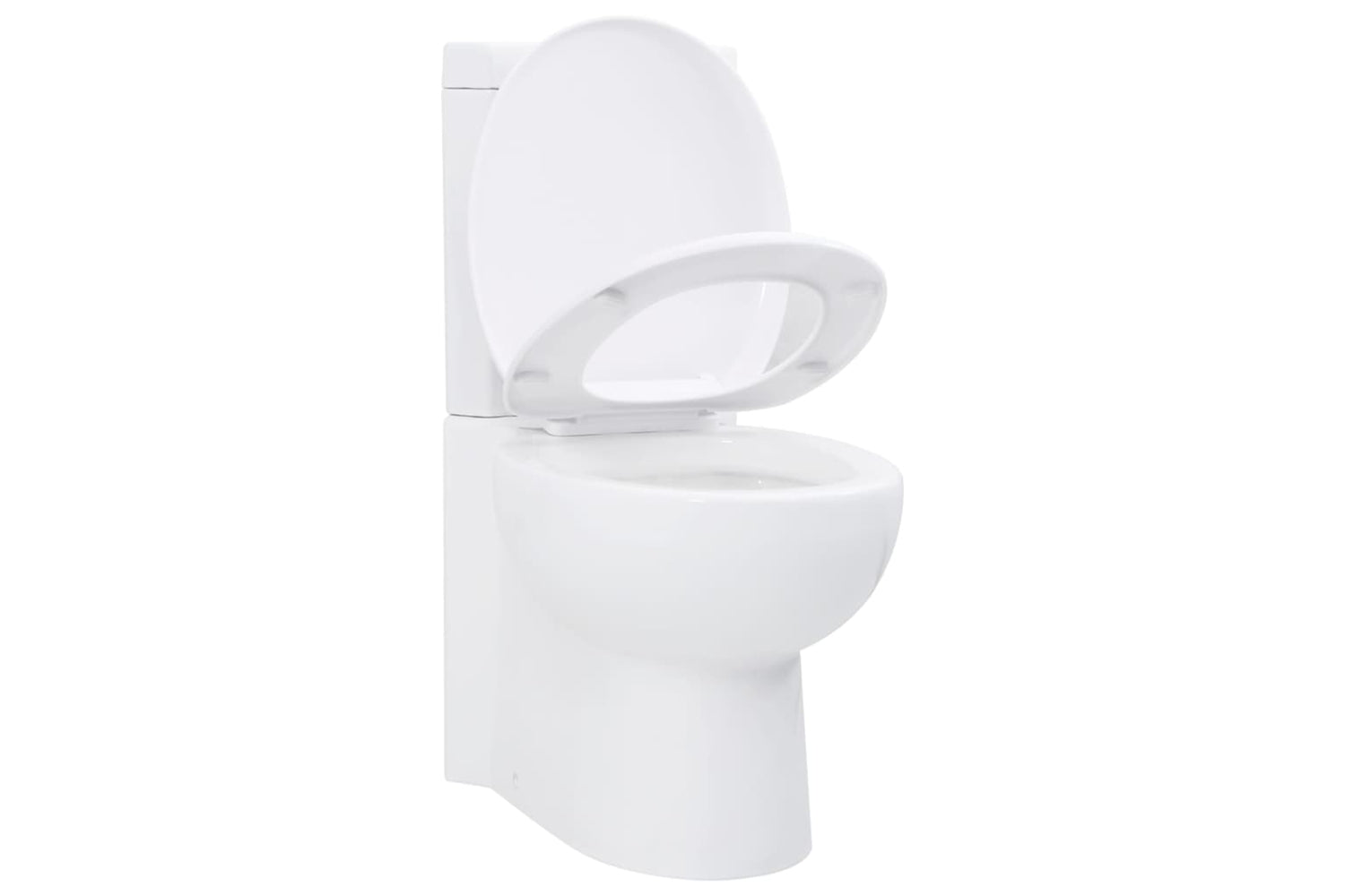 Vidaxl 141133 Wc Ceramic Toilet Bathroom Corner Toilet White-3