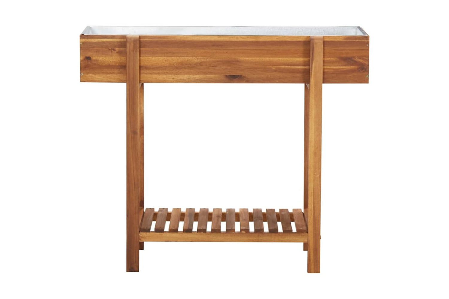 Vidaxl 43793 Raised Garden Raised Bed Solid Acacia Wood And Zinc-2