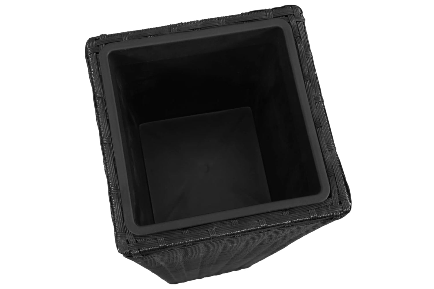Vidaxl 40534 Garden Raised Beds 3 Pcs Poly Rattan Black-6