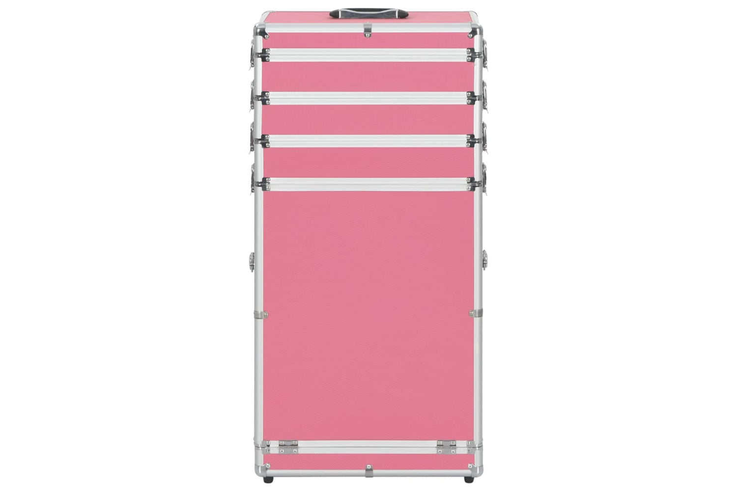 vidaXL 91813 Make-up Trolley Aluminium Pink-2