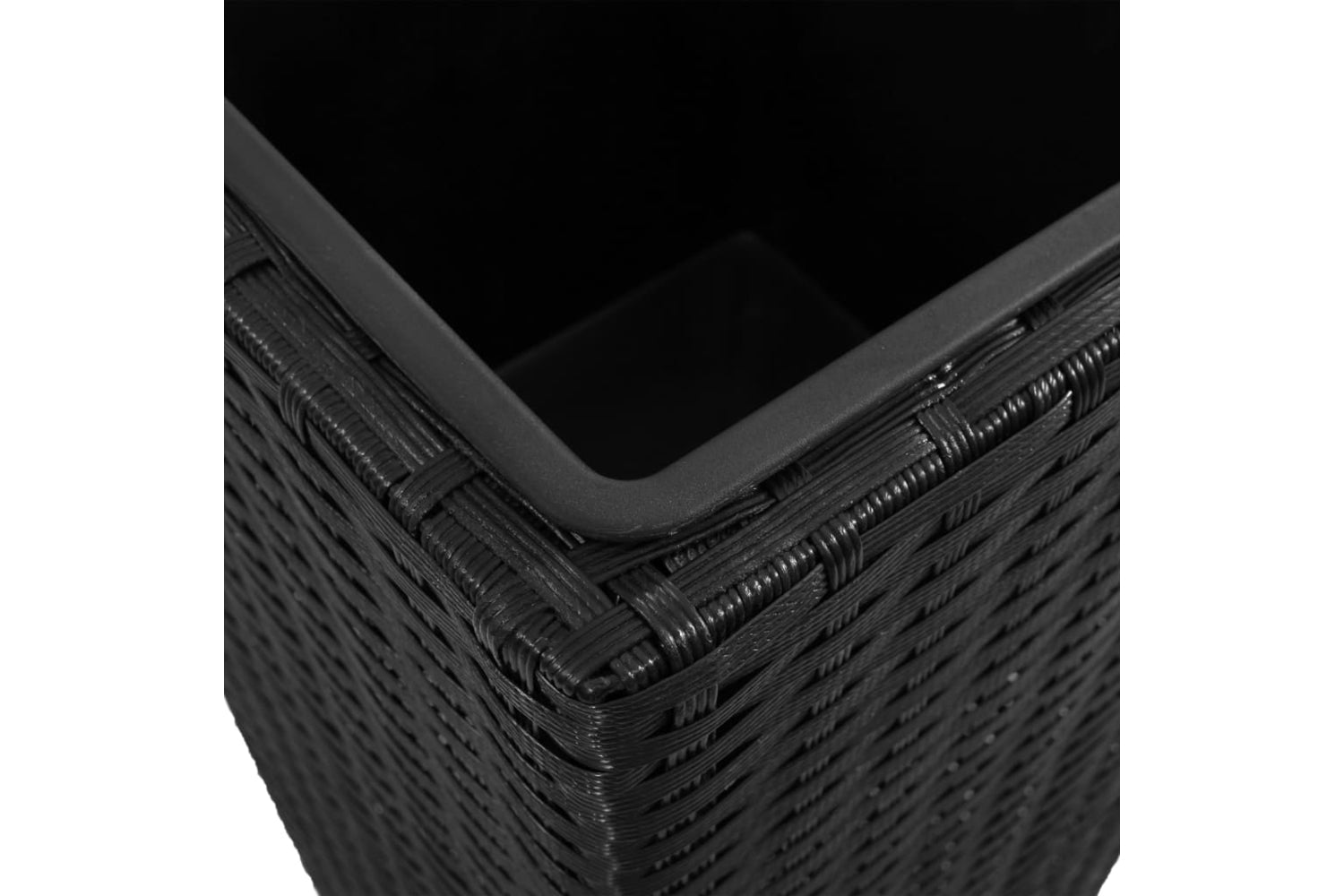 Vidaxl 40534 Garden Raised Beds 3 Pcs Poly Rattan Black-7