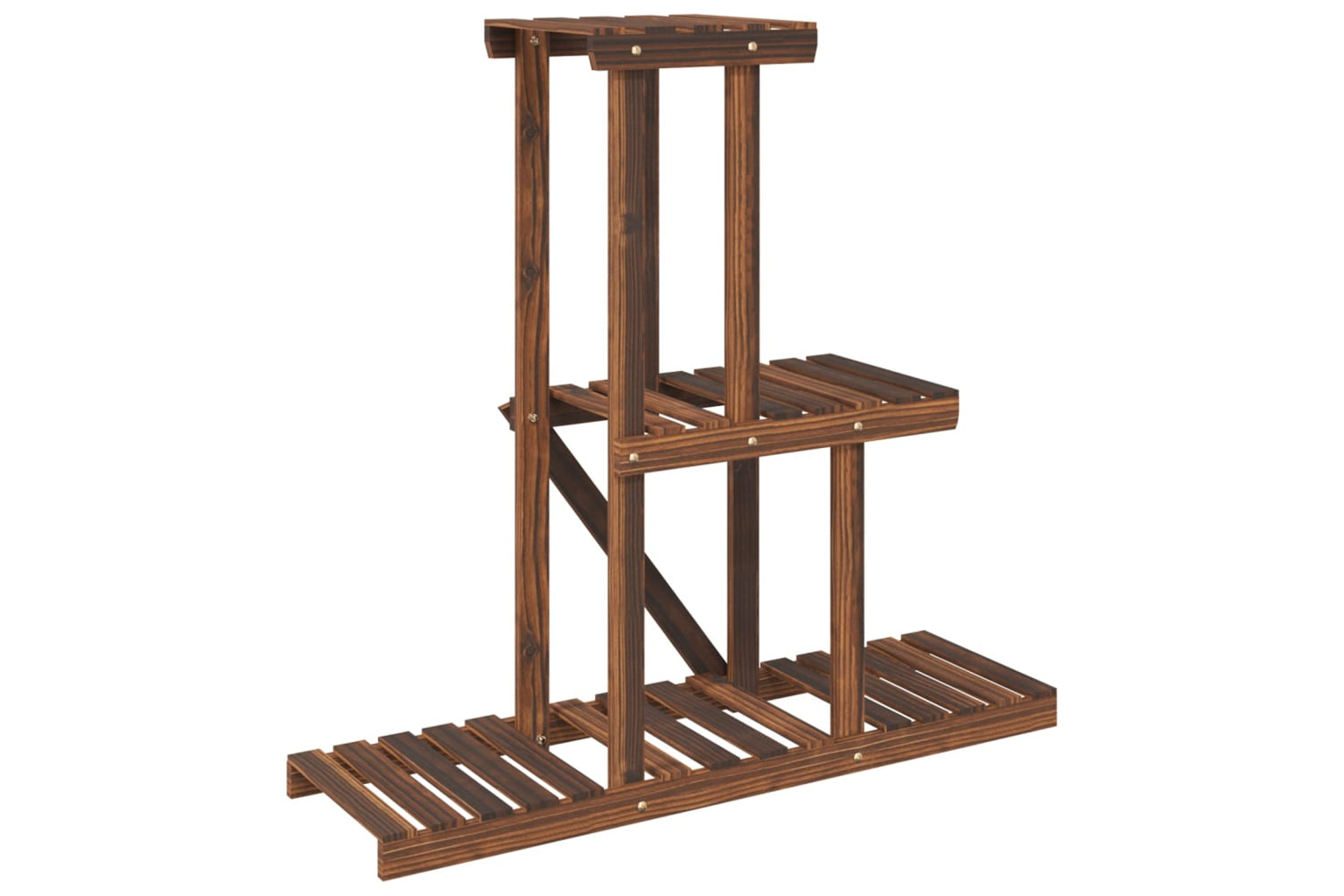 vidaXL 362871 Flower Stand 81x25x75.5cm Solid Wood Fir-5