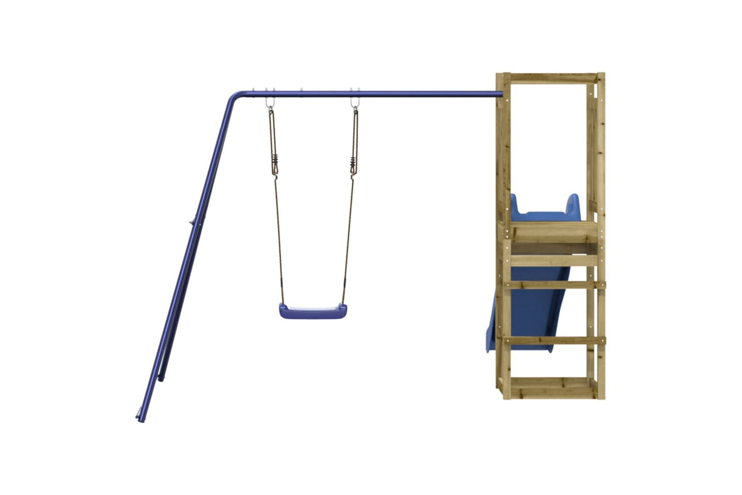 Vidaxl 3155956 Playhouse With Slide Swing Impregnated Wood Pine-7