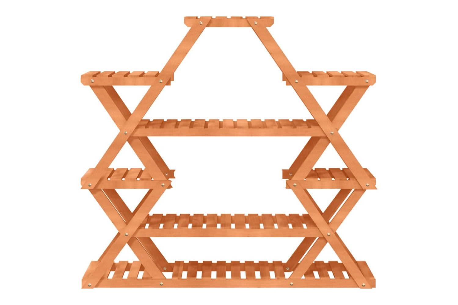 vidaXL 362878 Flower Stand 110x25x105cm Solid Wood Fir-3