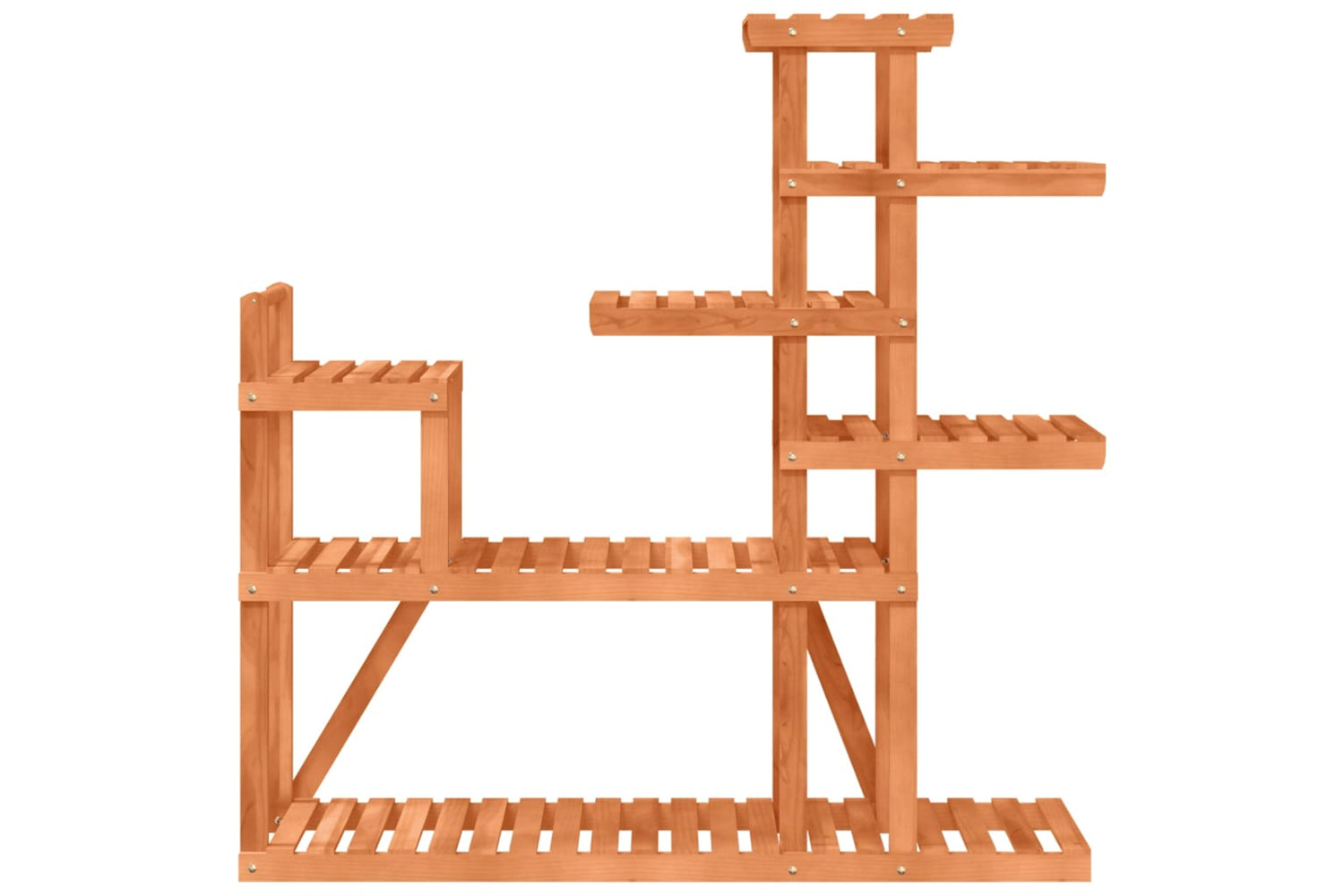 vidaXL 362868 Flower Stand 110x25x111cm Solid Wood Fir-3