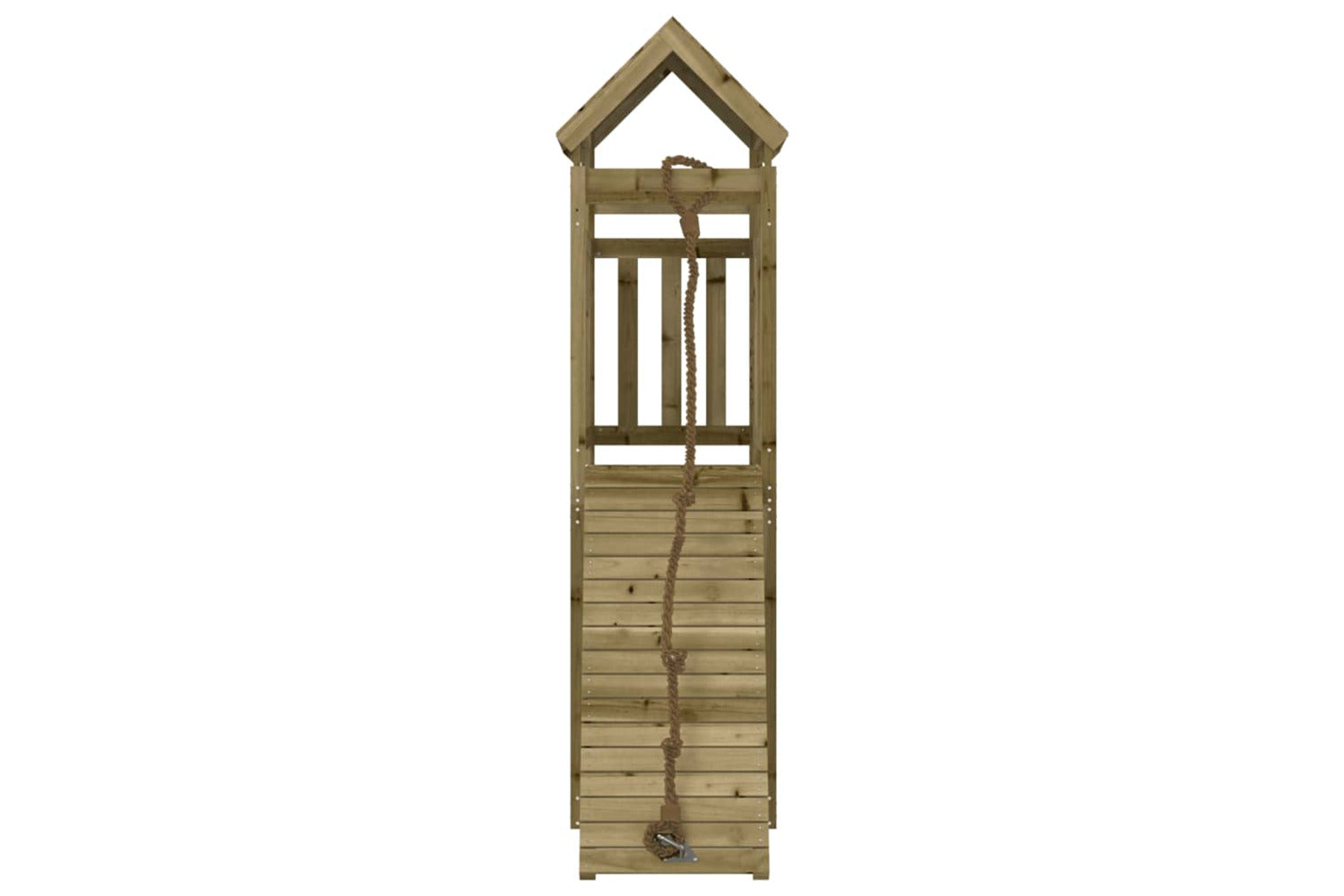 Vidaxl 3155965 Playhouse With Climbing Wall Impregnated Wood Pine-4