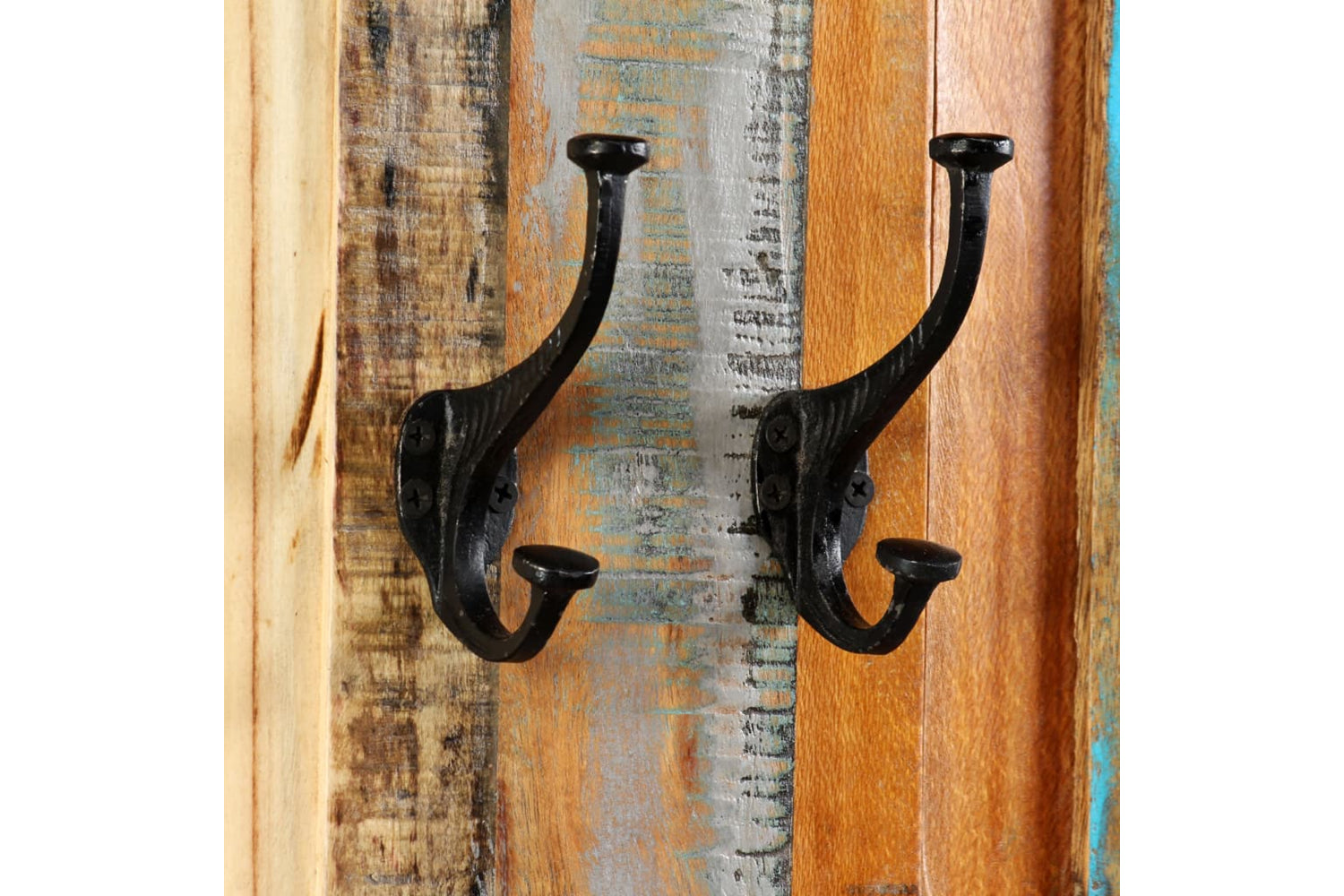 vidaXL 244588 Coat Racks 2 Pcs Solid Reclaimed Wood 38x100cm-6