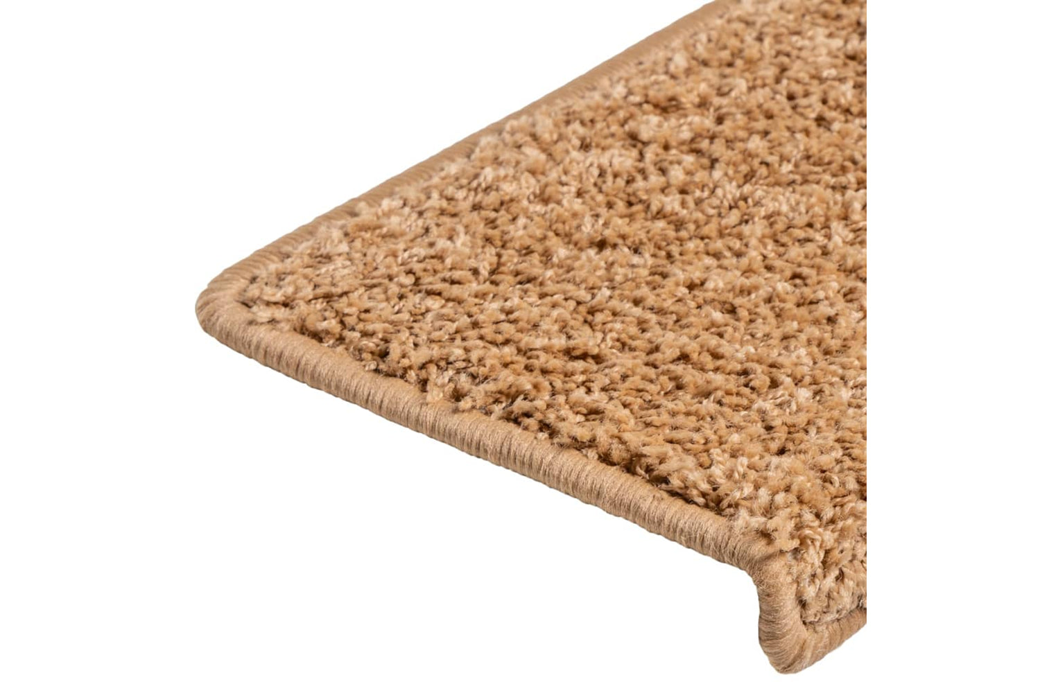 vidaXL Stair Mats 10 Pcs 65x21x4cm Beige-6