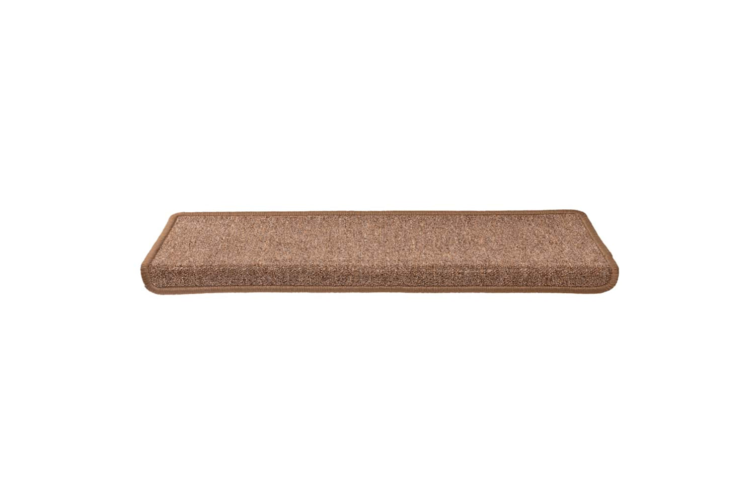 vidaXL 326196 Carpet Stair Treads 15 Pcs 65x21x4cm Brown-3