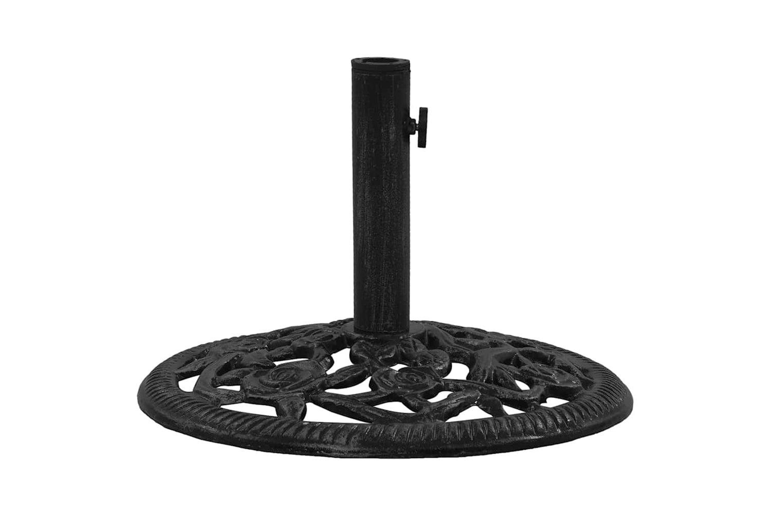 vidaXL 317749 Umbrella Base Black 48x48x33cm Cast Iron-3