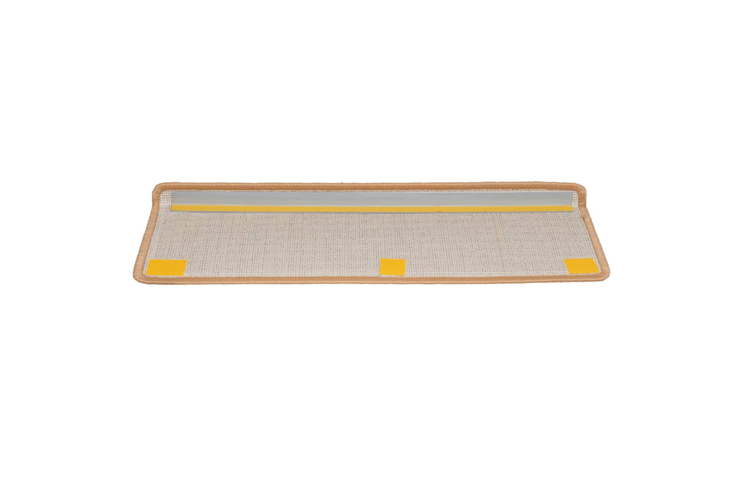 vidaXL Stair Mats 10 Pcs 65x21x4cm Beige-5