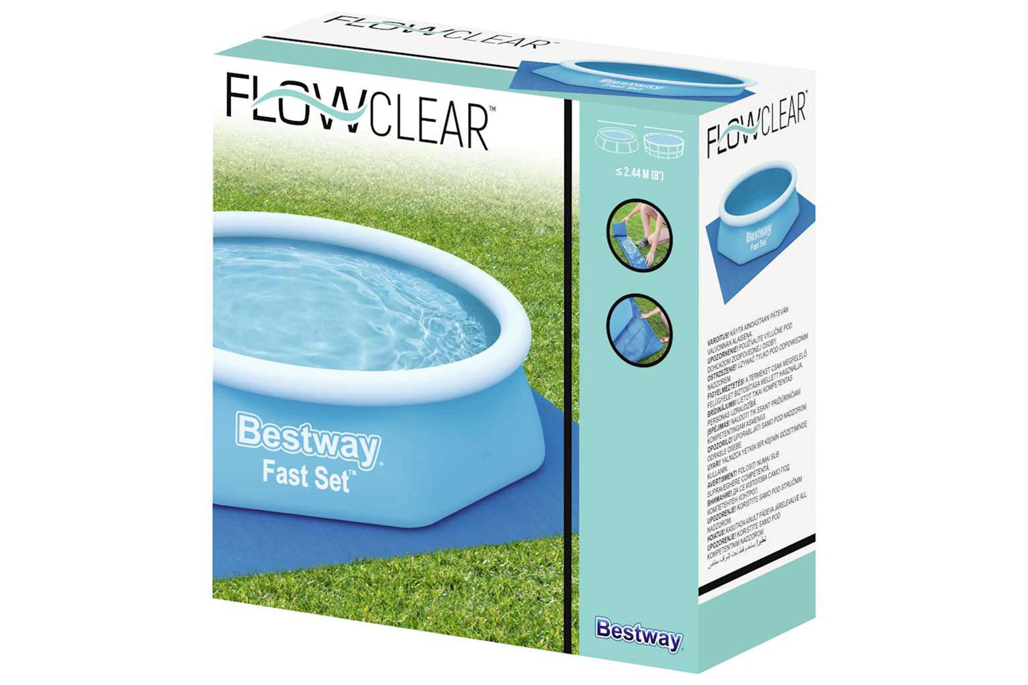 Bestway 92884 Pool Ground Cloth Flowclear 274x 274 Cm-2