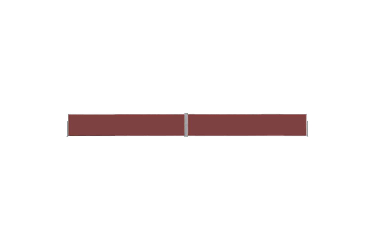 vidaXL 313390 Patio Retractable Side Awning 140x1200cm Brown-2