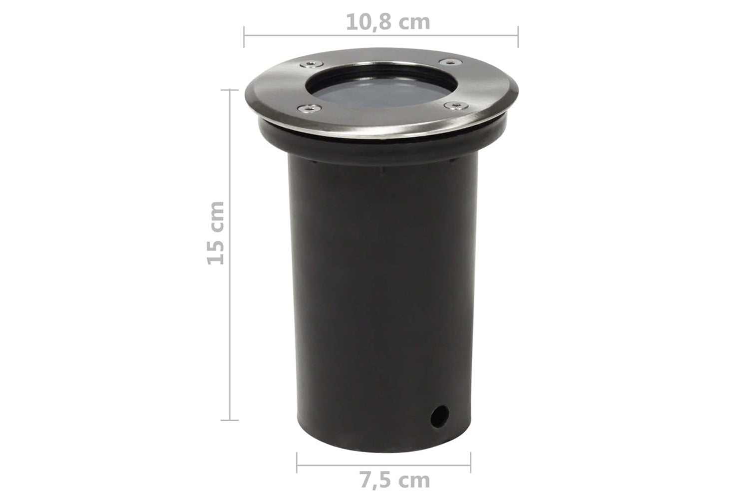 Vidaxl 40393 Outdoor Ground Lights 3 Pcs Round-8