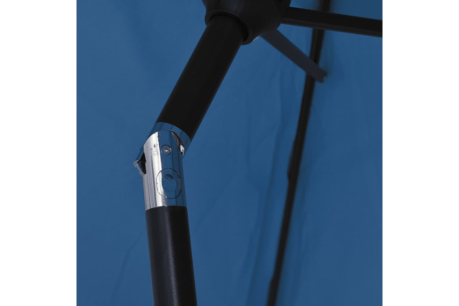 Vidaxl Garden Parasol With Metal Pole 300x200 Cm Azure-5