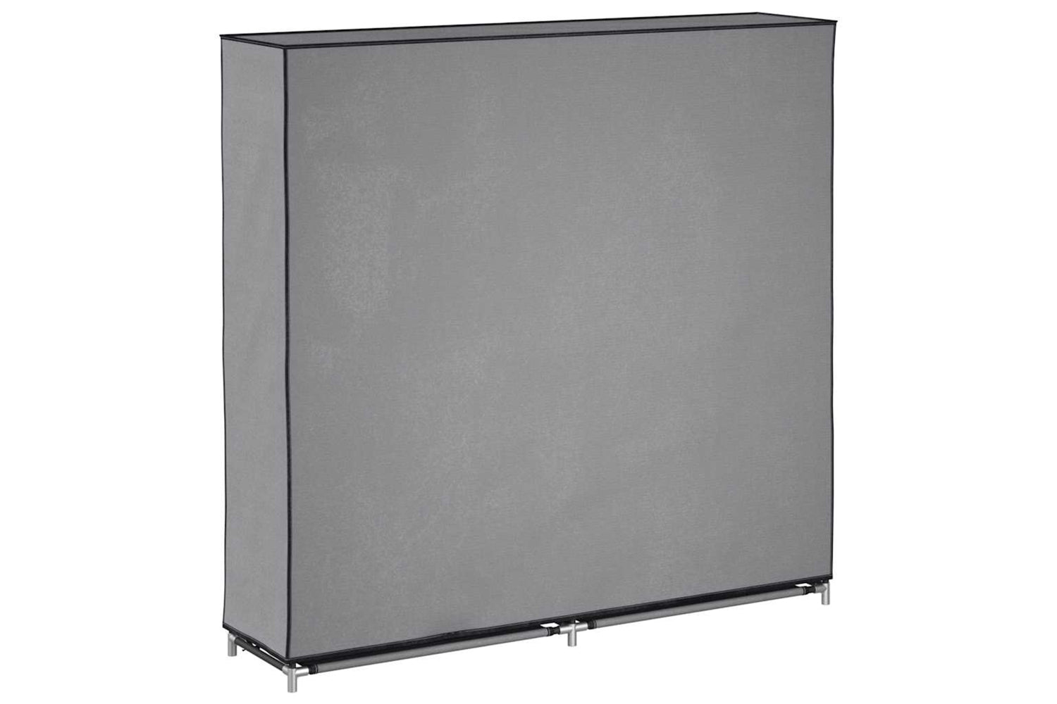 vidaXL 282434 Shoe Cabinet With Cover Grey 115x28x110cm Fabric-5