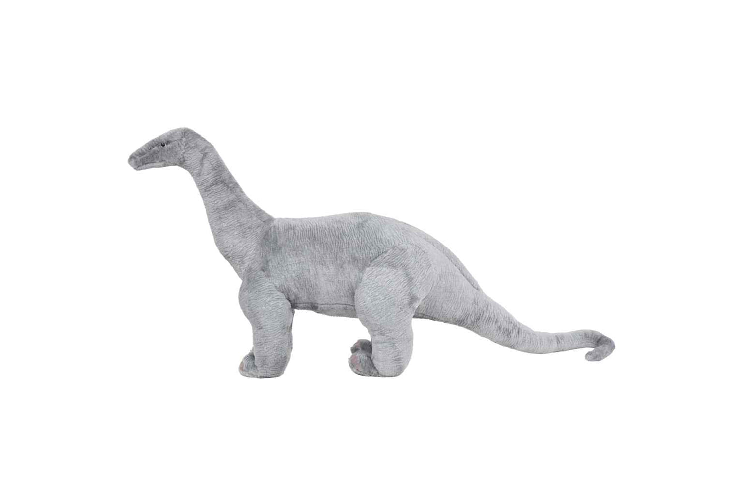 vidaXL 91345 Standing Plush Toy Brachiosaurus Dinosaur Grey Xxl-2