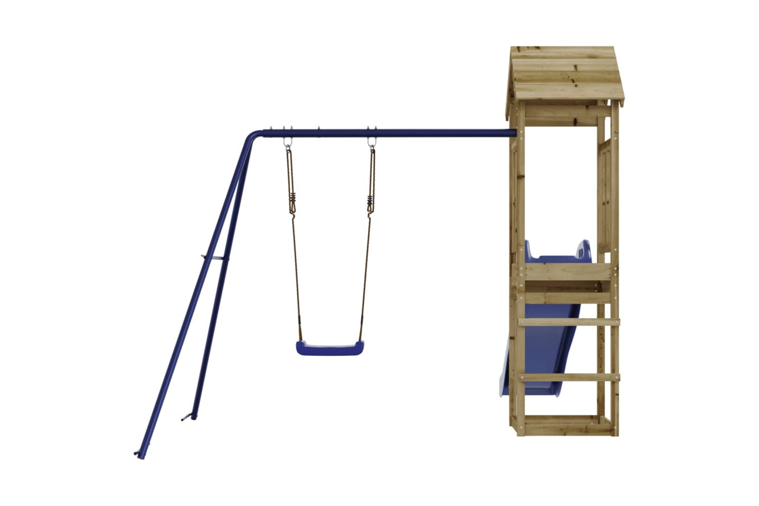 Vidaxl 3155821 Playhouse With Slide Swing Impregnated Wood Pine-7