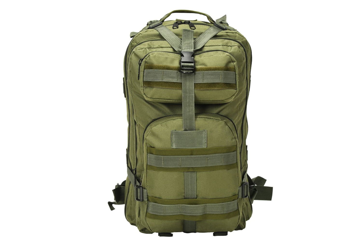 Vidaxl 91382 Army-style Backpack 50 L Olive Green-2