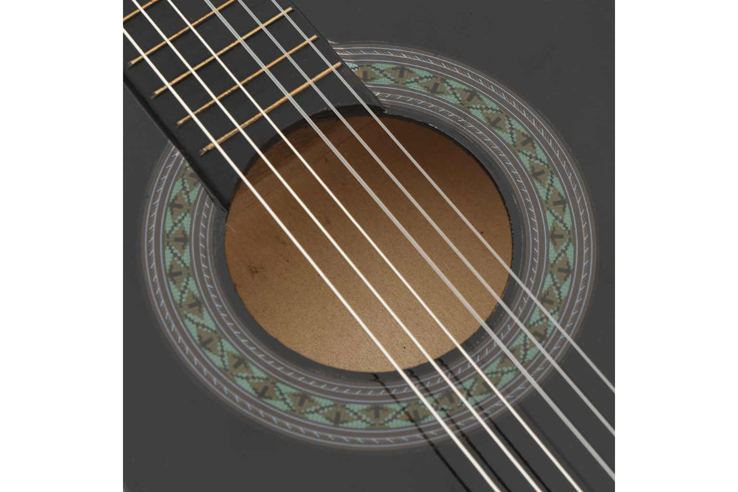 vidaXL 70126 Classical Guitar For Beginner And Kids Black 1/2 34"-6
