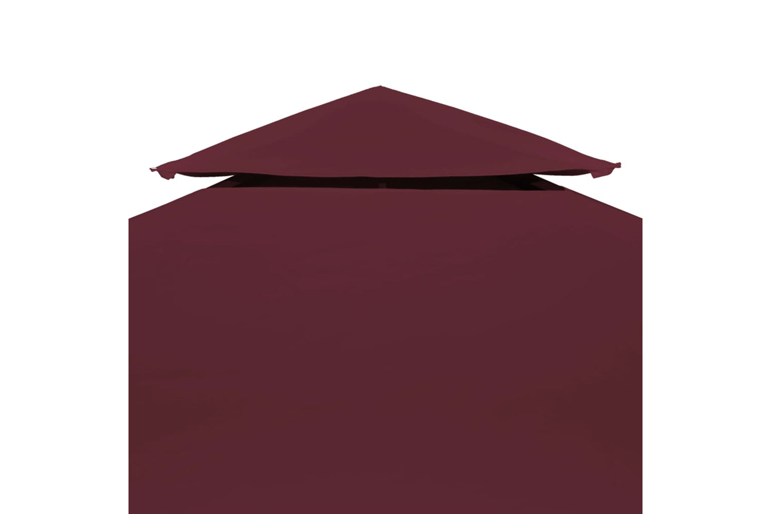 Vidaxl 2-tier Gazebo Top Cover 310 G/m2 4x3 M Bordeaux-3