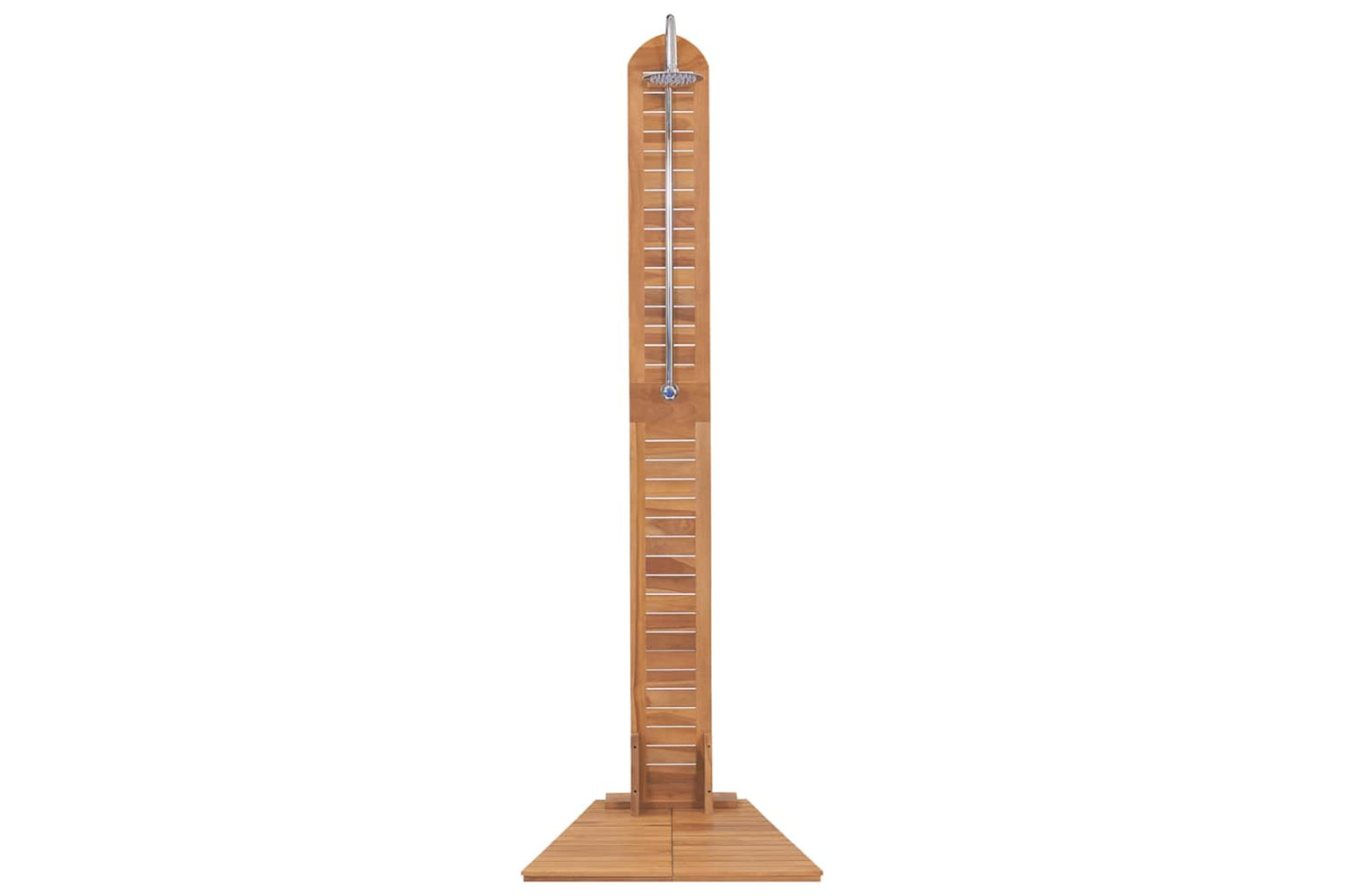 Vidaxl Garden Shower Solid Teak 70x75x204 Cm-3