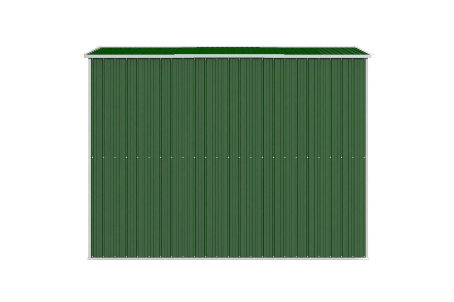 vidaXL 3147428 Garden Shed Green 192x274x223cm Galvanised Steel-4