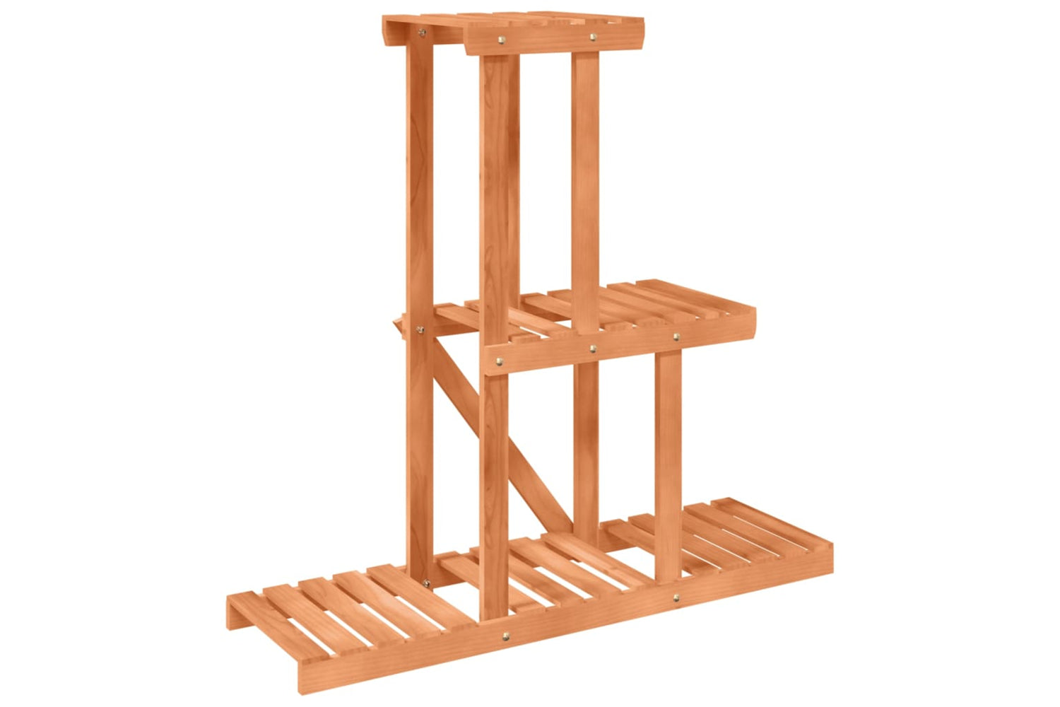 vidaXL 362872 Flower Stand 81x25x75.5cm Solid Wood Fir-5