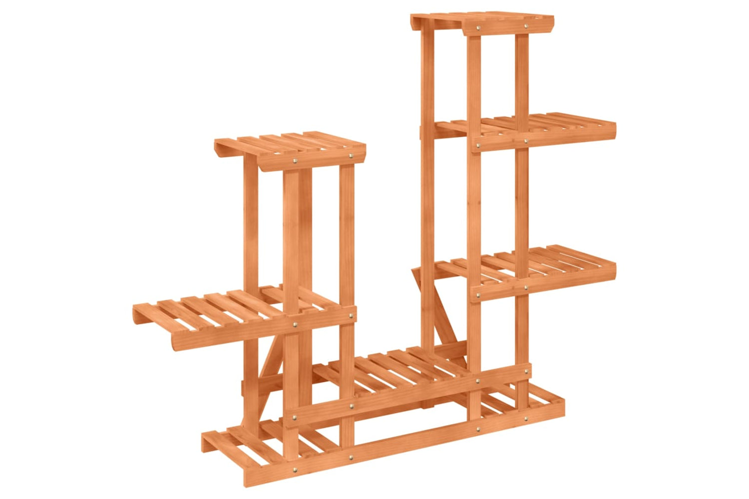 vidaXL 362862 Flower Stand 95x25x96cm Solid Wood Fir-5