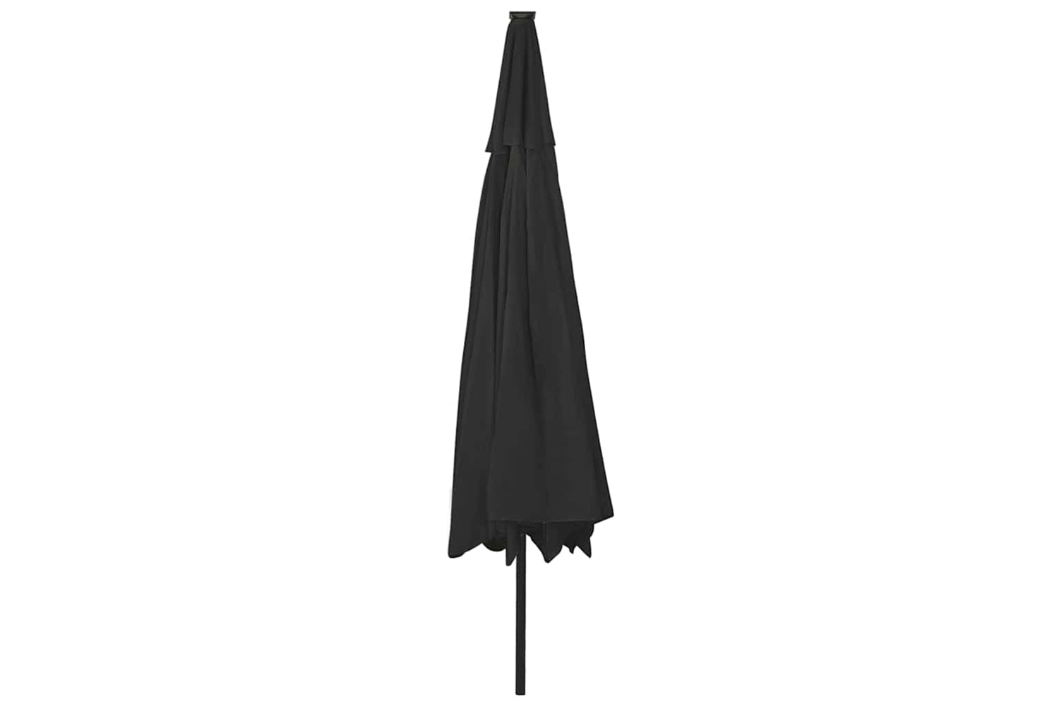 Vidaxl 312536 Outdoor Parasol With Led Lights And Metal Pole 400 Cm Black-5
