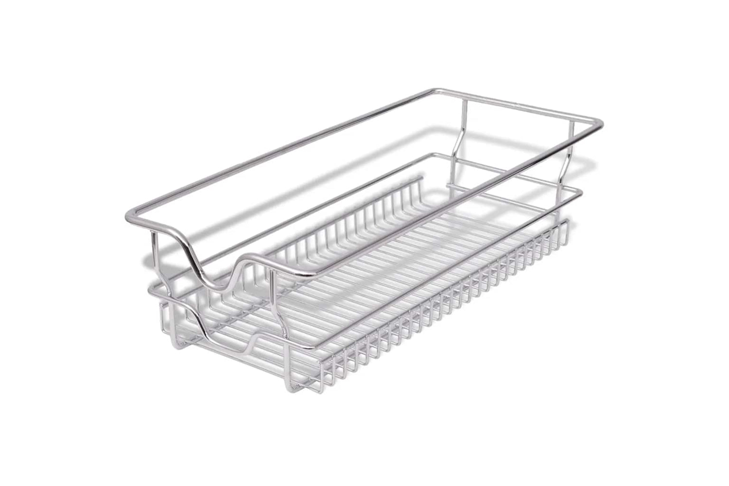 Vidaxl Pull-out Wire Baskets 2 Pcs Silver 300 Mm-2