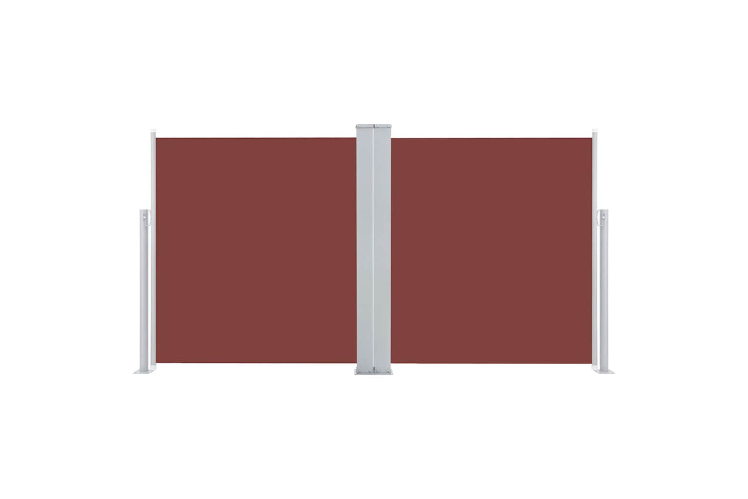 vidaXL 48451 Retractable Side Awning Brown 120x600cm-2