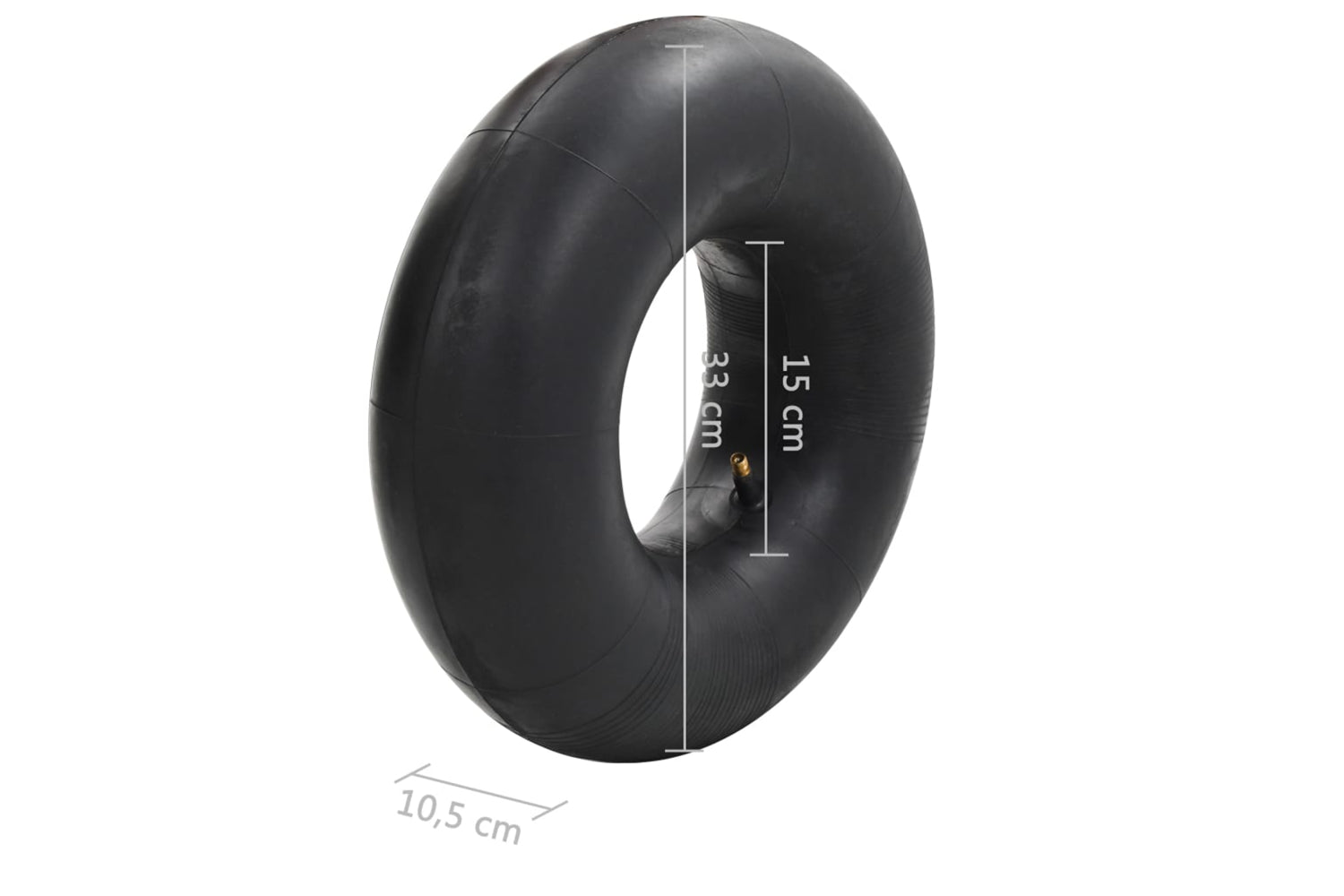 Vidaxl 145274 4 Piece Wheelbarrow Tire And Inner Tube Set 15x6.00-6 4pr Rubber-9