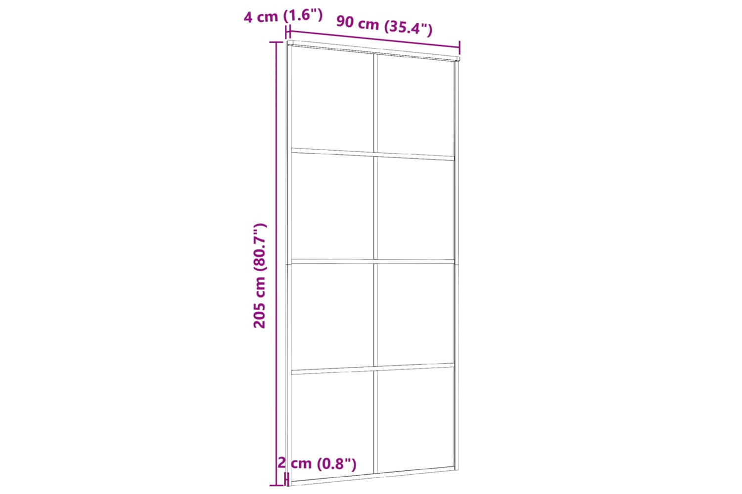 Vidaxl 288065 Sliding Door Aluminium And-5