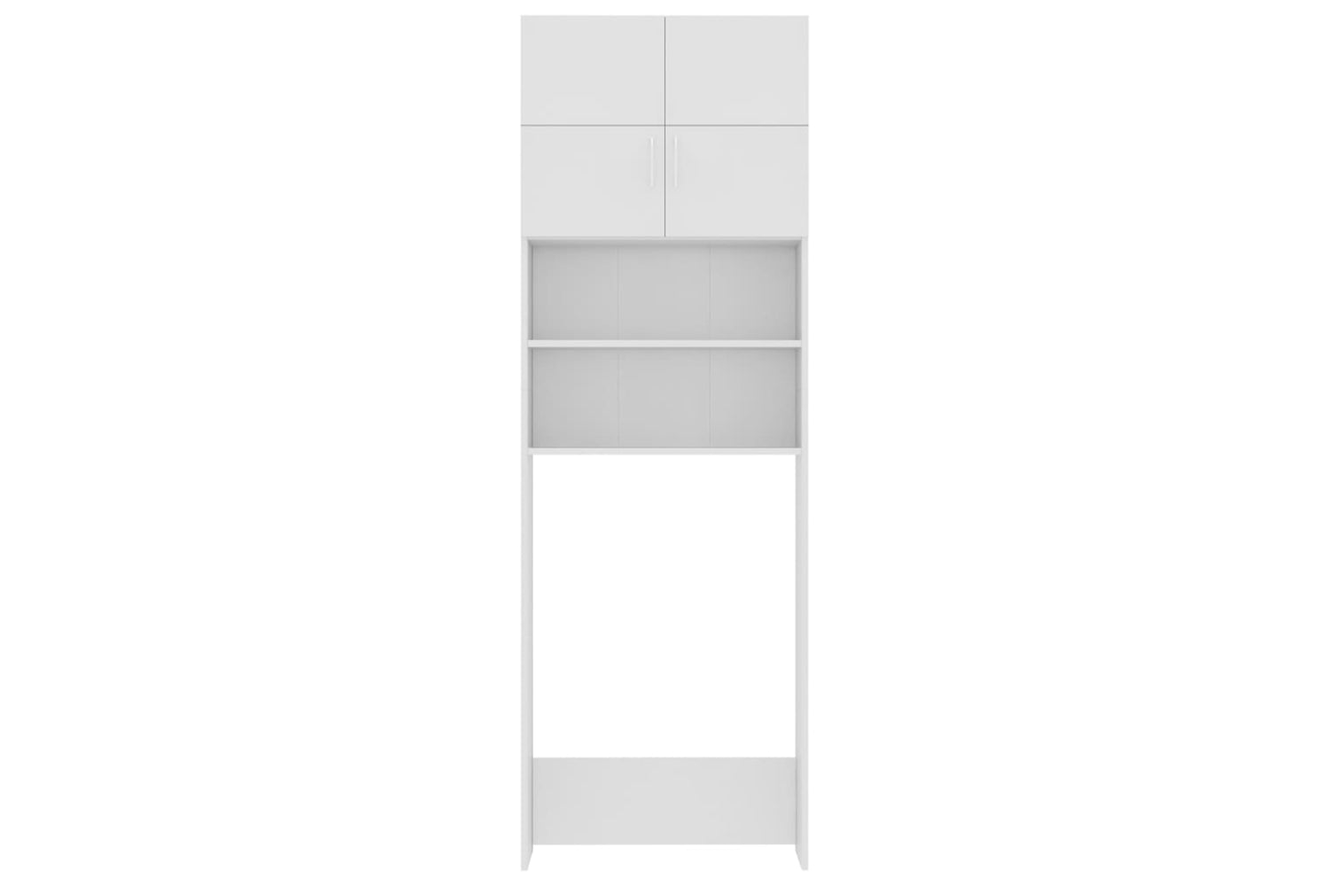 vidaXL 800027 Washing Machine Cabinet White 64x25.5x190cm Engineered Wood-5