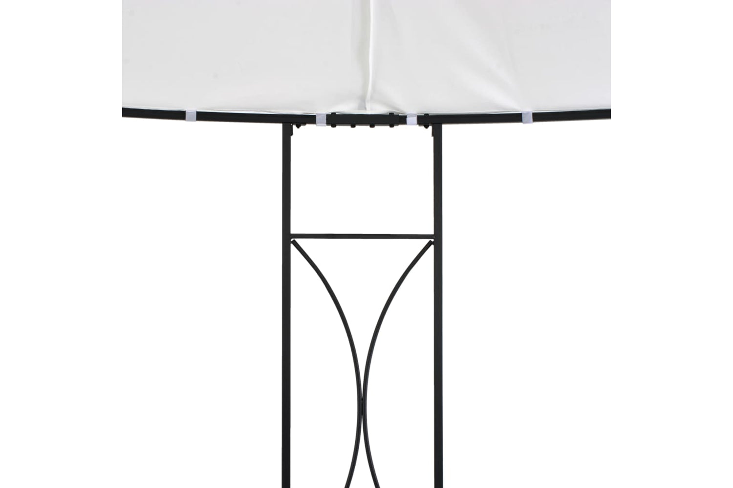 vidaXL 310030 Gazebo 300x290cm White Round-4
