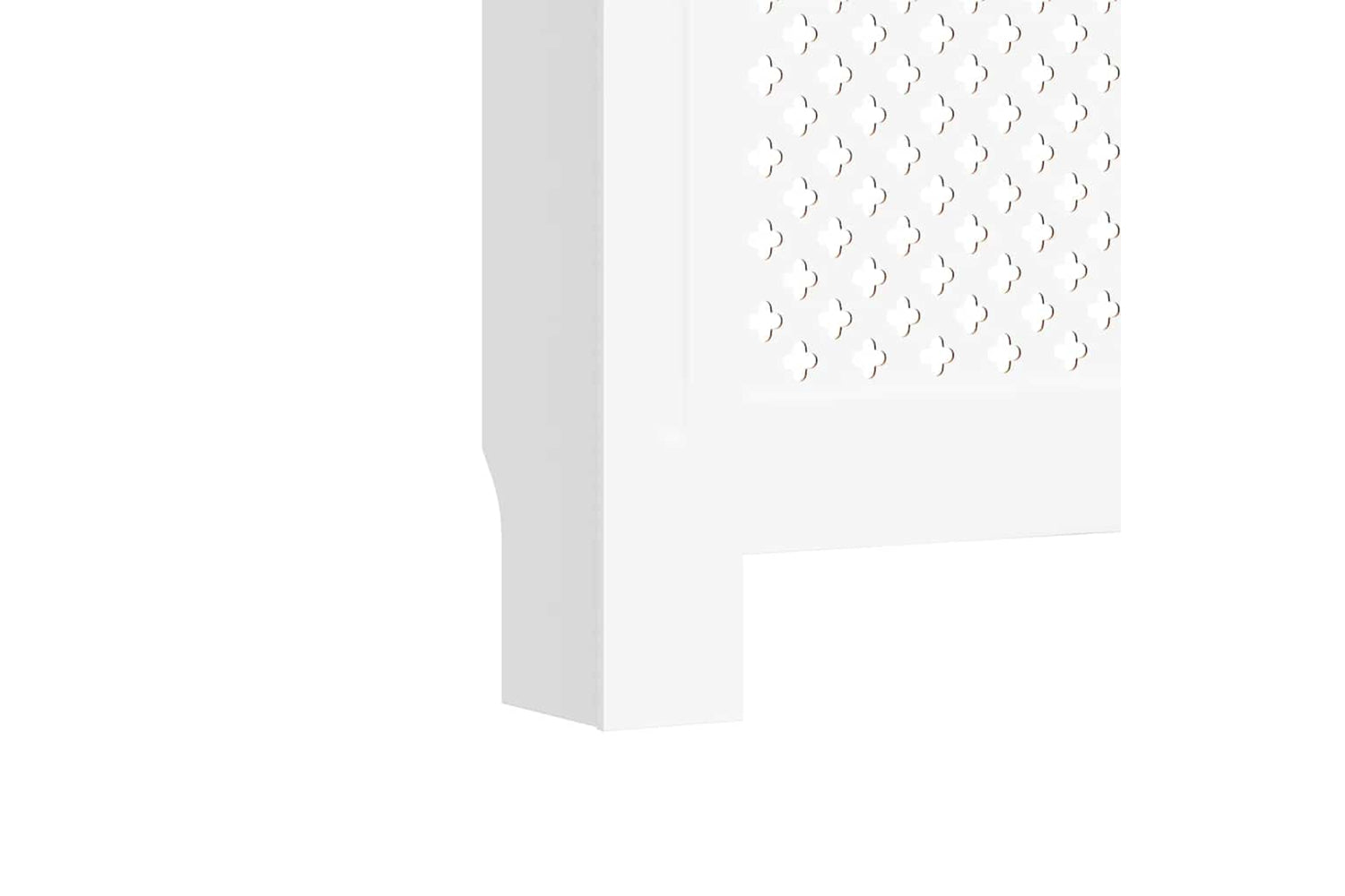 vidaXL 3051378 Radiator Covers 2 Pcs White 152x19x81.5cm Mdf-8