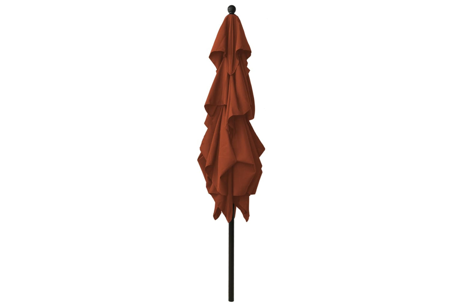 Vidaxl 313841 3-tier Parasol With Aluminium Pole Terracotta 2.5x2.5 M-3