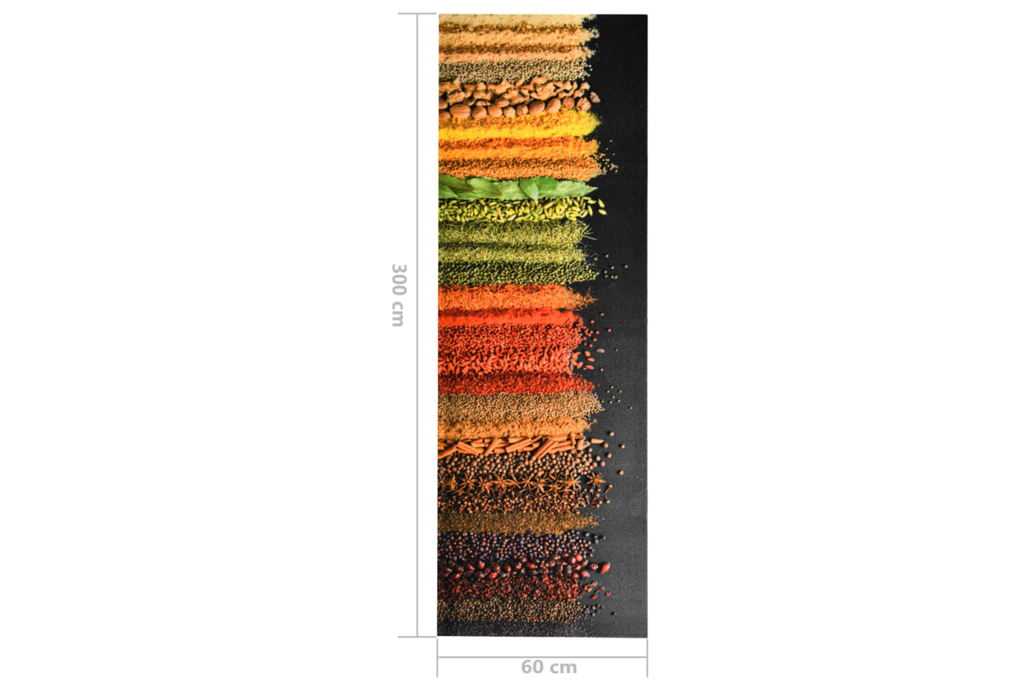 vidaXL 315954 Kitchen Carpet Washable Spice 60x300cm-6