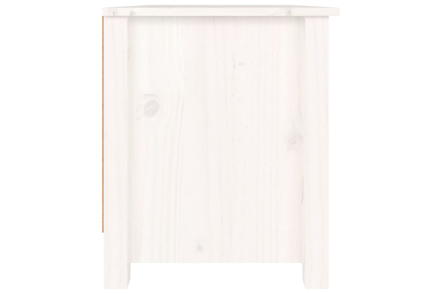 vidaXL 813780 Shoe Cabinet White 70x38x45.5cm Solid Wood Pine-6