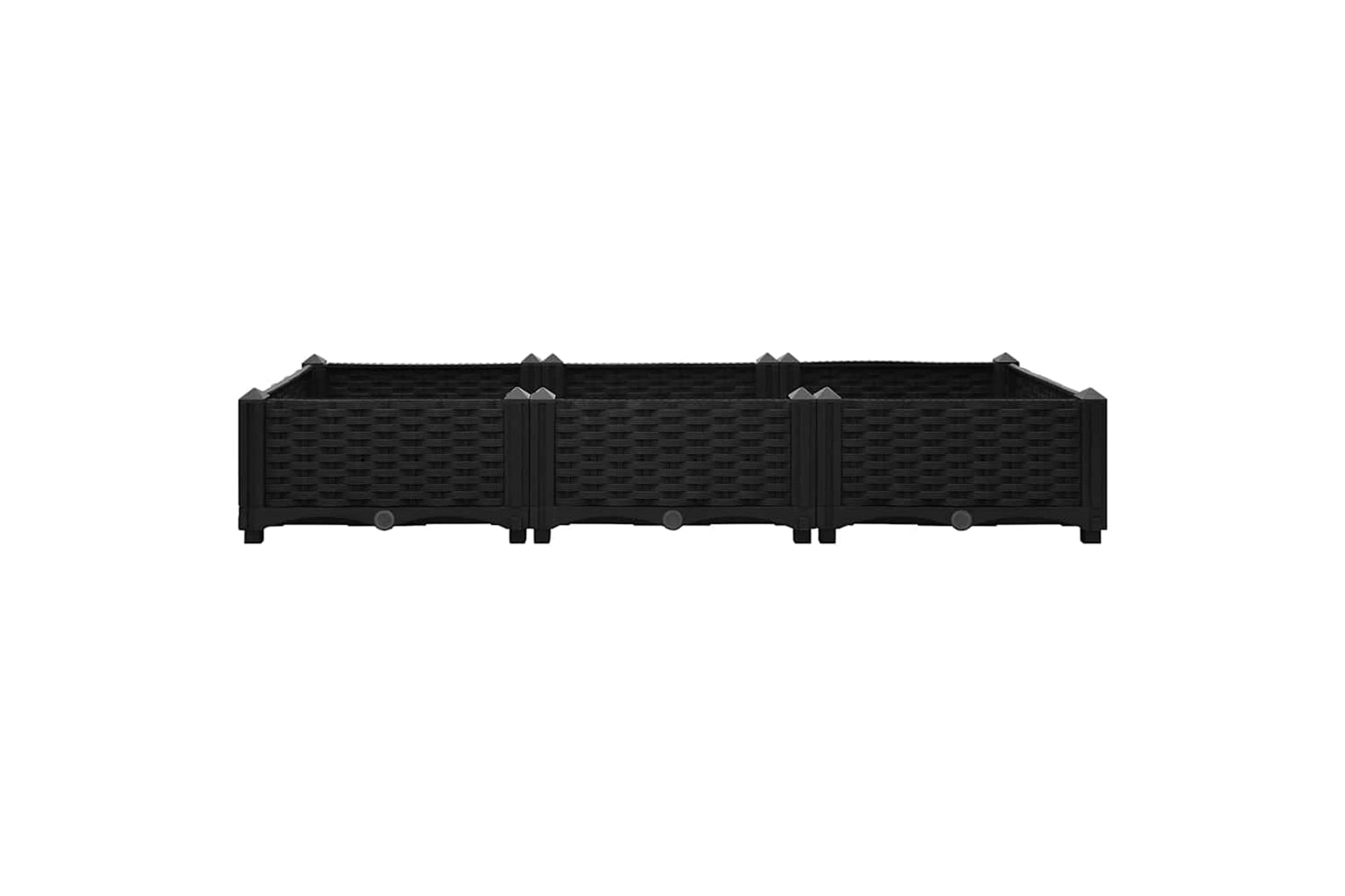 vidaXL Raised Bed 120x40x23cm Polypropylene-3