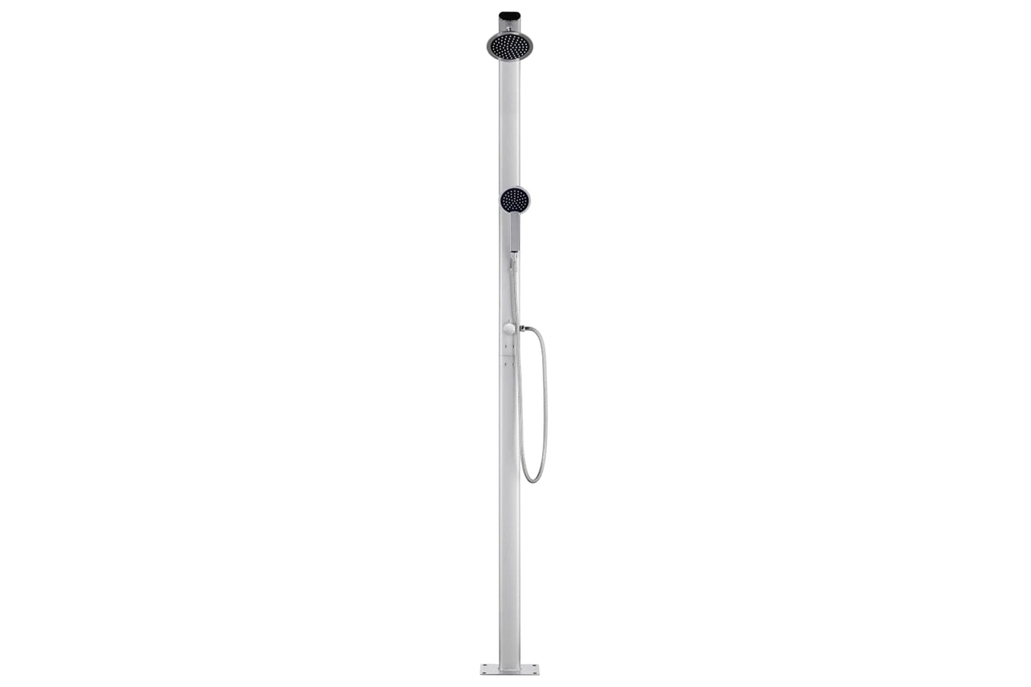 vidaXL 315943 Garden Shower 215cm Aluminium-3