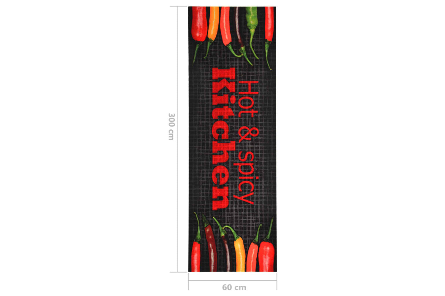 vidaXL 315957 Kitchen Carpet Washable Hot & Spicy 60x300cm-6