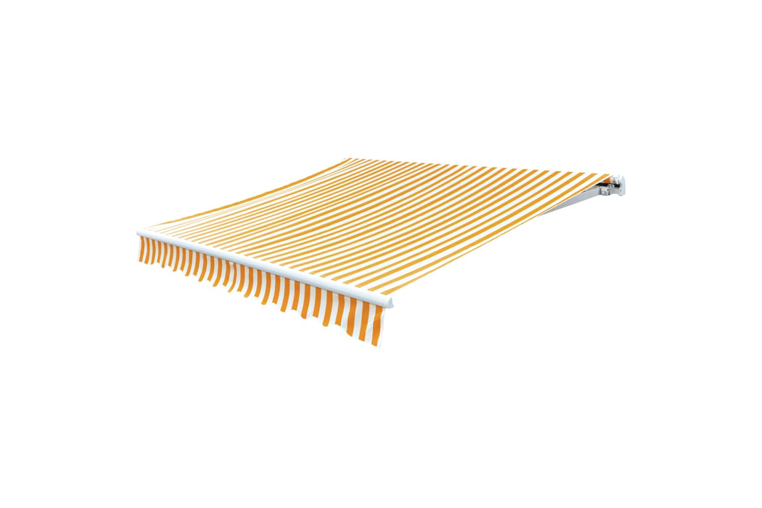 vidaXL 141018 Awning Top Sunshade Canvas Sunflower Yellow & White 6 X 3 M-2