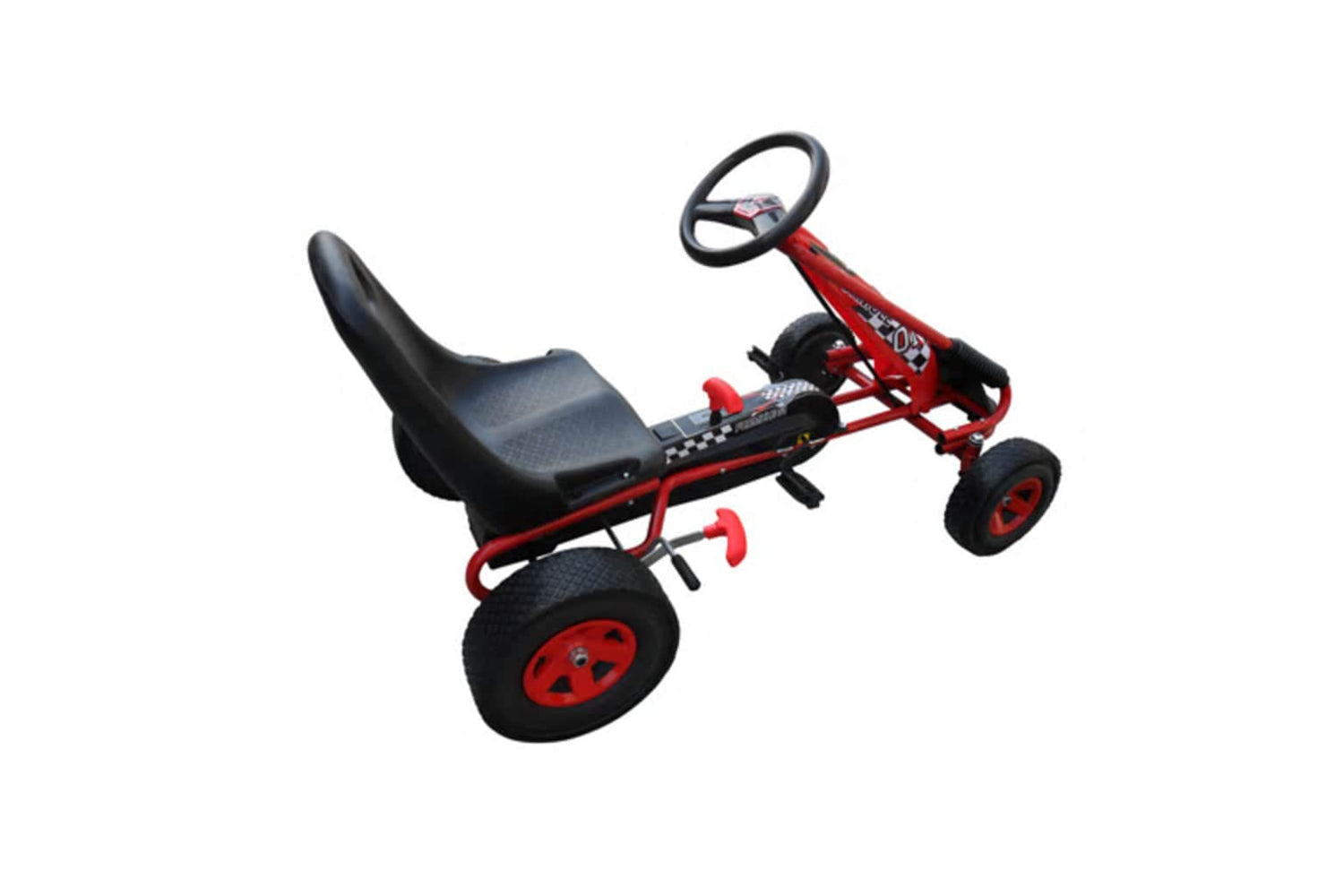 Vidaxl Children Pedal Go Kart Red-2